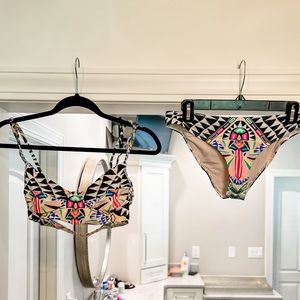 Mara Hoffman Bikini XS top, S bottom